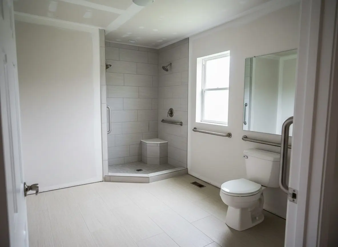 Accessible bathroom for a parent in Catasauqua